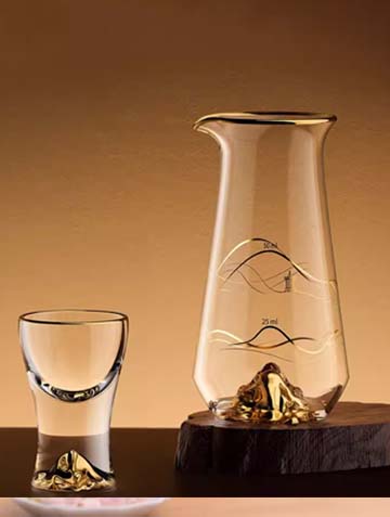 茅台文旅玻璃酒具轻奢高档套装